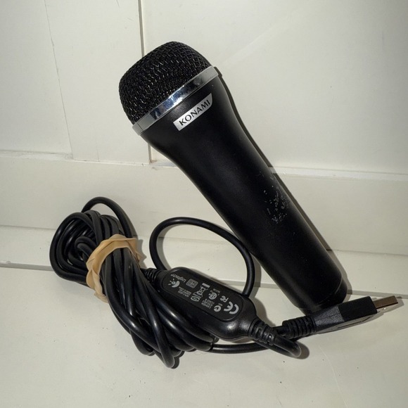 Logitech Konami USB Microphone A-0234A VGC PS2 PS3 PS4 Xbox One Xbox 360 TESTED! - Picture 1 of 4